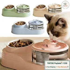 【SA FurBuddy】Air mancur kucing, mangkuk anjing, mangkuk makanan anjing, tempat makan kucing, dispenser air, alat makan dan minum, perlengkapan hewan peliharaan, mangkuk anjing