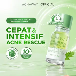 [NEW LAUNCH] ACNAWAY Mugwort Acne Drying Lotion - Obat Totol Jerawat Tanpa Bekas 8 H Jerawat Kering dengan Daun Mugwort & Colloidal Mengurangi Peradangan Jerawat & Minyak Berlebih Mencerahkan & Menyamarkan Noda Hitam Acne Spot Care Acnaway