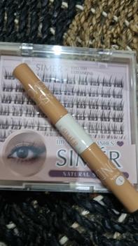 Product Review of SIMER Natural Series DIY Cluster Lashes – C Curl Segmented Eyelash with Lash Bond & Remover, Long-Lasting & Easy to Apply Bulu Mata Satuan from A**i 0