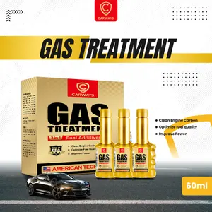 CARWAYS Gas Treatment 60ml Injektor Cleaner Penghemat Bensin & Penghilang Karbon Mesin 3in1 Fuel Additives American Technology 60ml - Engine