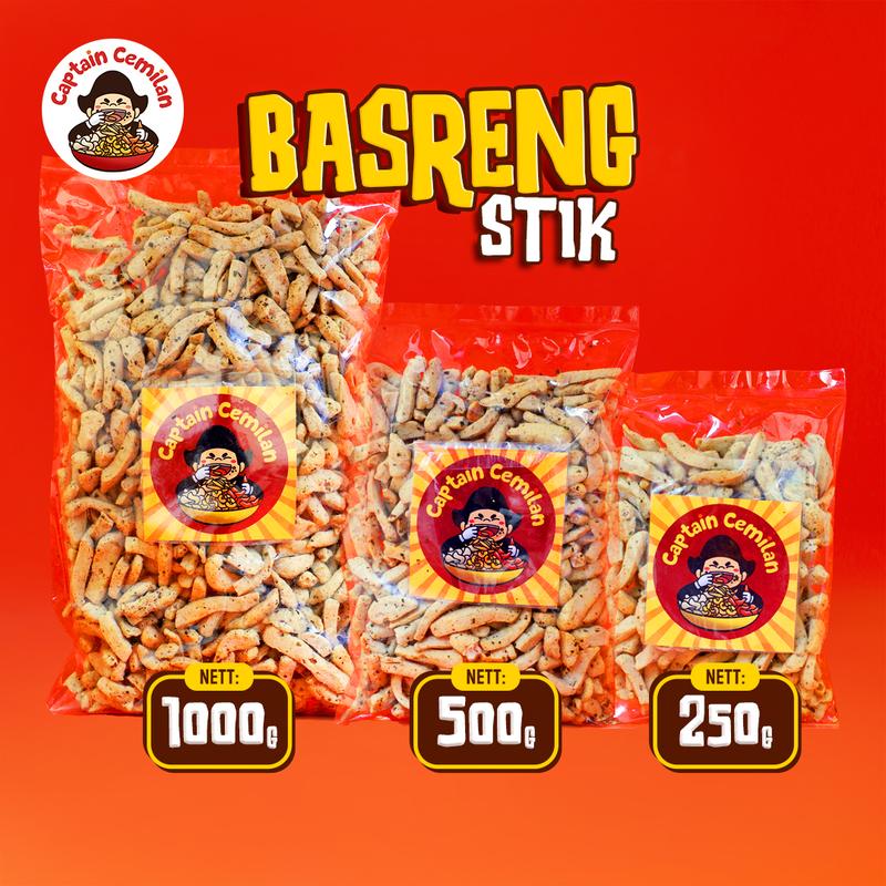 BASRENG CAPTAIN CEMILAN BANDUNG Makanan Chips Snacks  Pedas  Food Snack Goreng 2