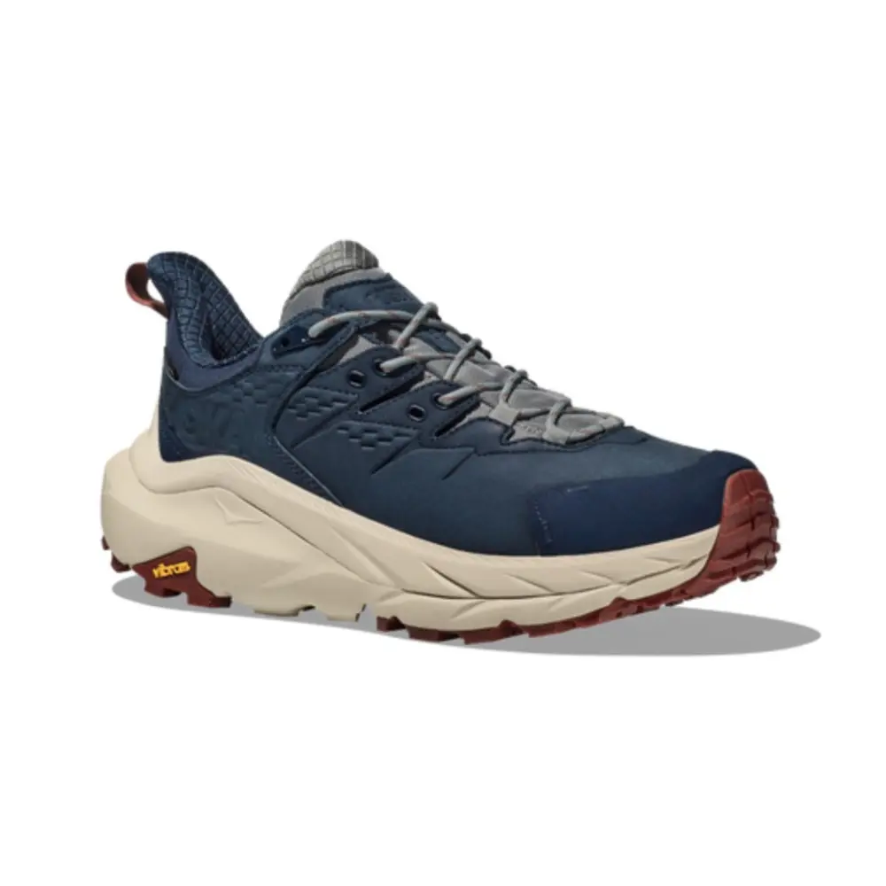 Sepatu Hiking Hoka One Kaha 2 Low GTX Limestone Shifting Sand Gunung Pria Outdoor