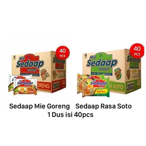 MIE SEDAAP GORENG DAN RASA SOTO 1 Dus isi 40pcs