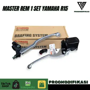 Yamaha Master Rem R25 Depan & Handel Kopling R25 PnP RX King CB Tiger Megapro Herek Ninja Original Pompa Rem Motor Universal 11mm Responsif & Efisien