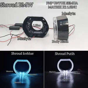 Shroud 1.5 inc Body Black Plus Ballast 2 Mode PNP Untuk Semua Merek Biled Matrix X1 1,5inc