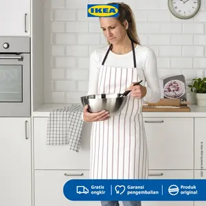 IKEA HILDEGUN Celemek Pola Garis 63x84 cm