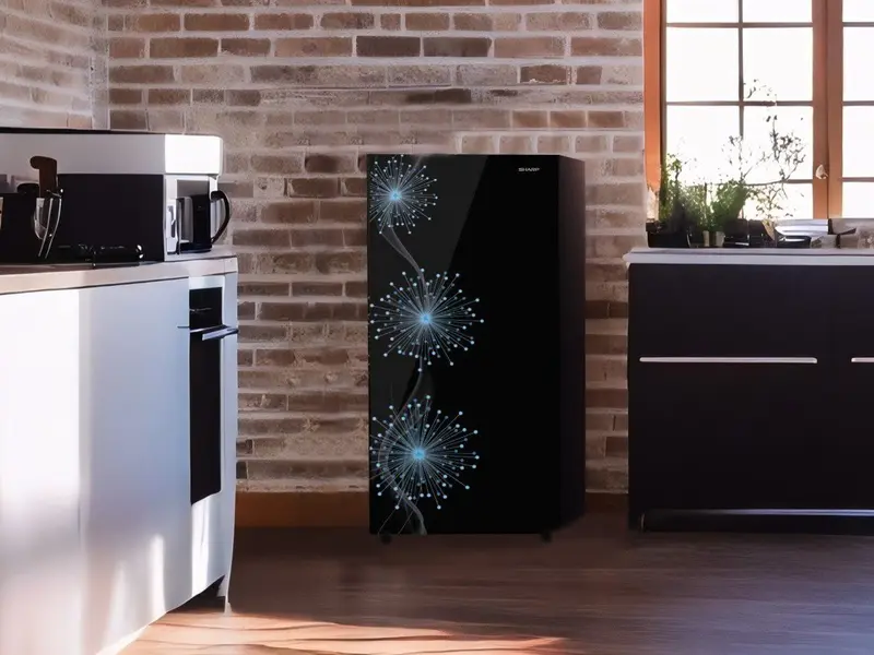 Kulkas SHARP 1 Pintu Shine Dandelion Series 133 Liter SJ-X167MG-DB/DP - Direct Cooling System Freezer 4