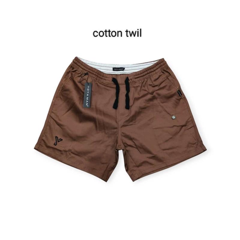 Celana pendek yoya man pendek pria wanita original basic boarshort celana pendek santai Katun 7