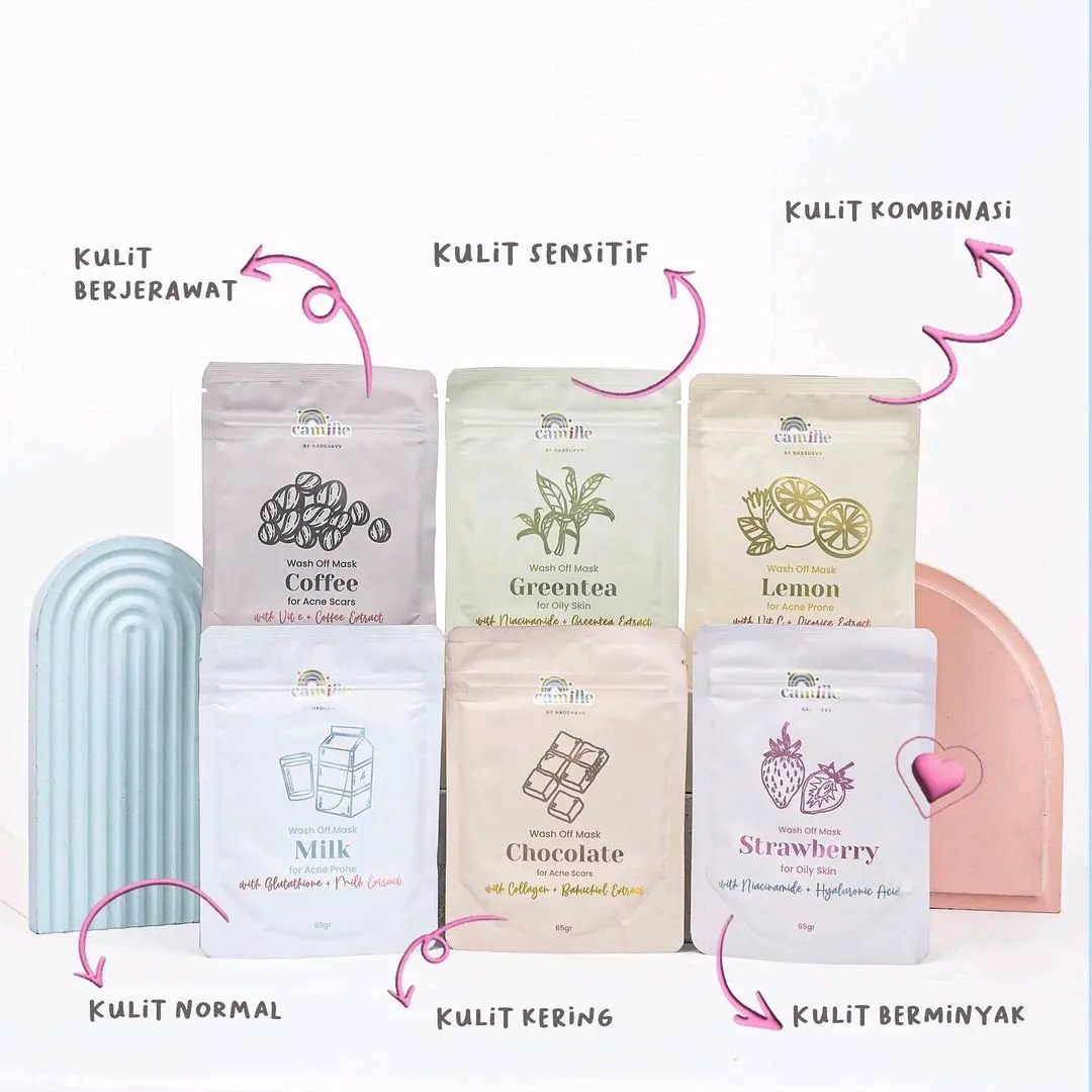 Masker Camille [Wash Off Mask] 65gram by nadsavv