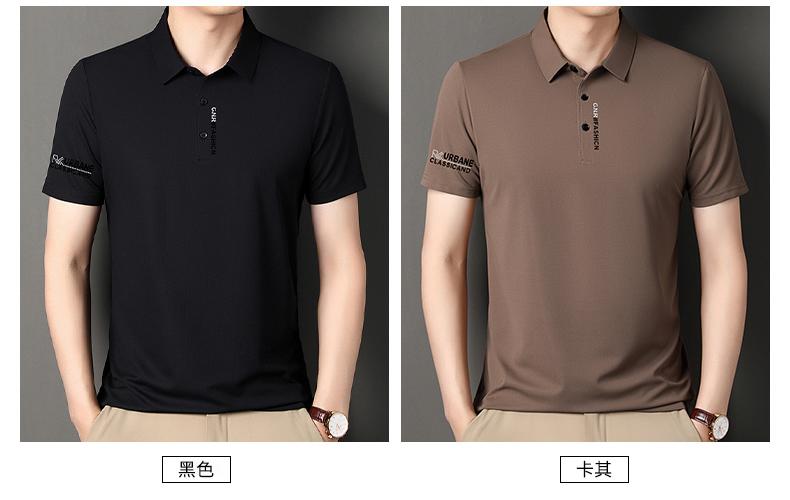 Product Introduction of 2024 new fashion trend Men's slim POLO shirt selected quality fabric breathable and comfortable 13