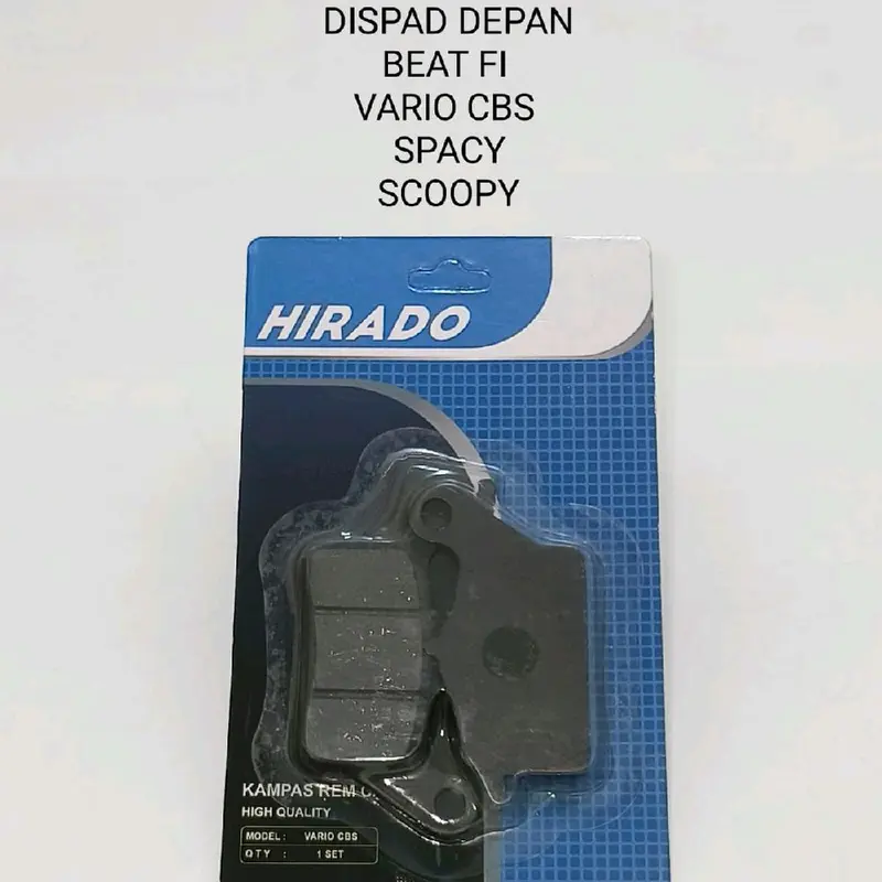 DISPAD KAMPAS REM DEPAN HIRADO BEAT FI ESP POP VARIO TECHNO CBS 125 SCOOPY-FI SPACY 0