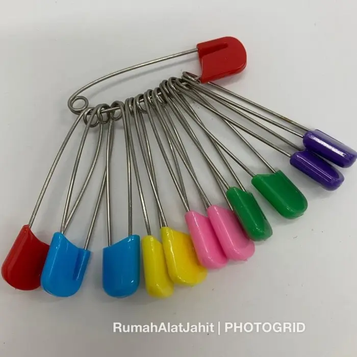 S♥1U SAFETY PINS PENITI BAYI PENITI JUMBO 5,5 CM NP 9940 ISI 12 PCS H㊚F5