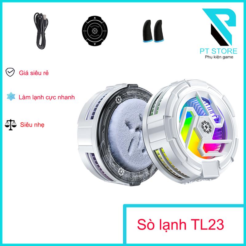Quạt tản nhiệt sò lạnh TL23 - Làm lạnh điện thoại cực nhanh - Trọng lượng siêu nhẹ - Giá siêu rẻ