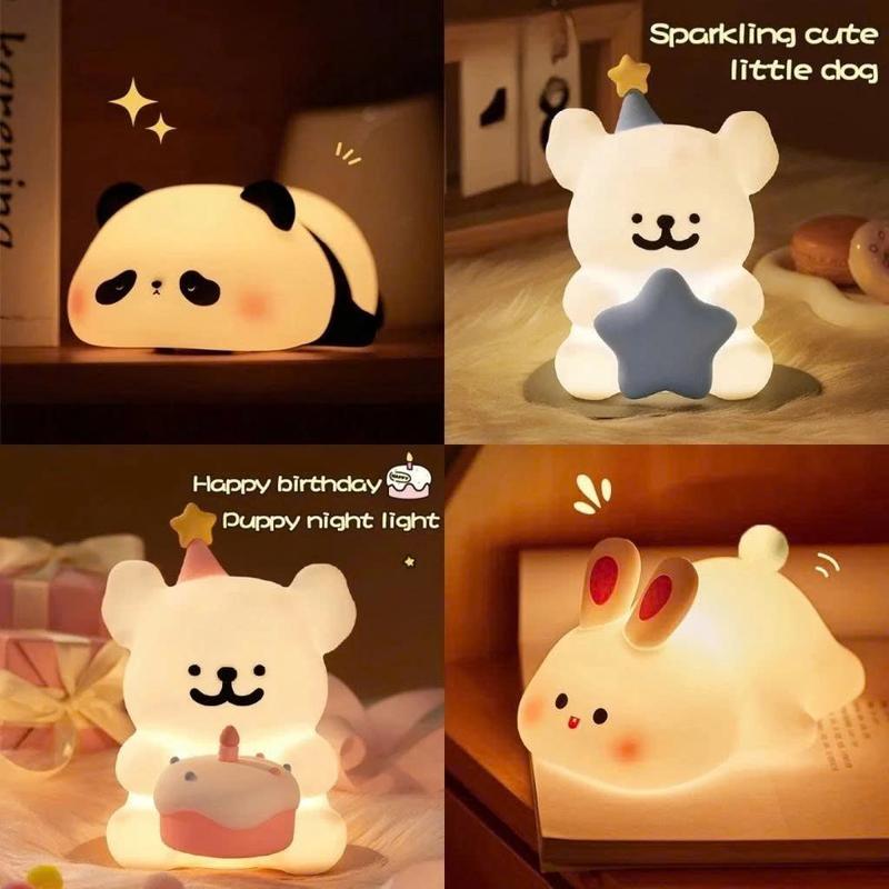 Đèn ngủ động vật dễ thương quà tặng sinh nhật ý nghĩa - ánh sáng mềm mại không chói mắt