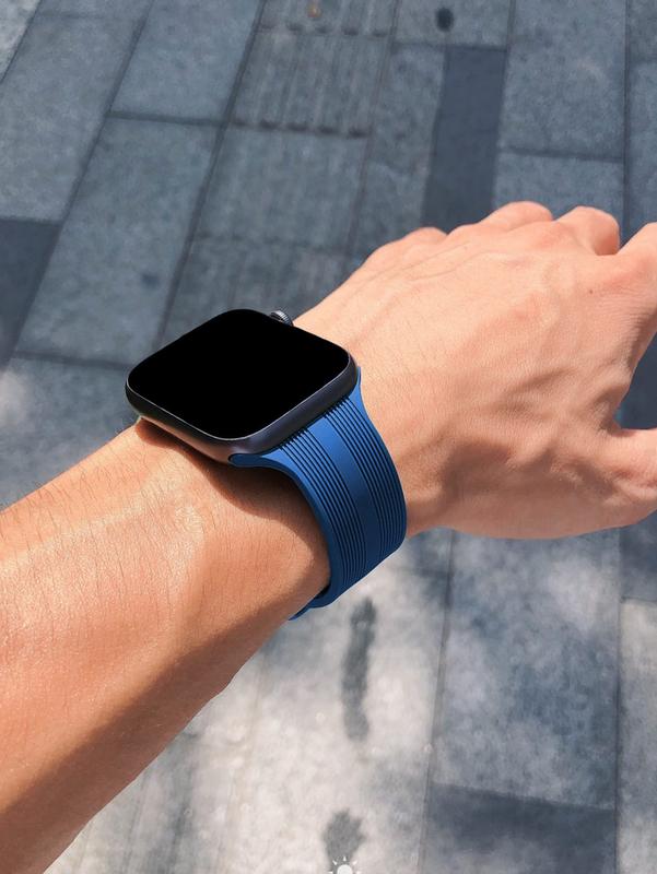 Dây đeo silicon, dành cho nam giới, Tương thích với Iwatch 42mm, 38mm, 40mm,…