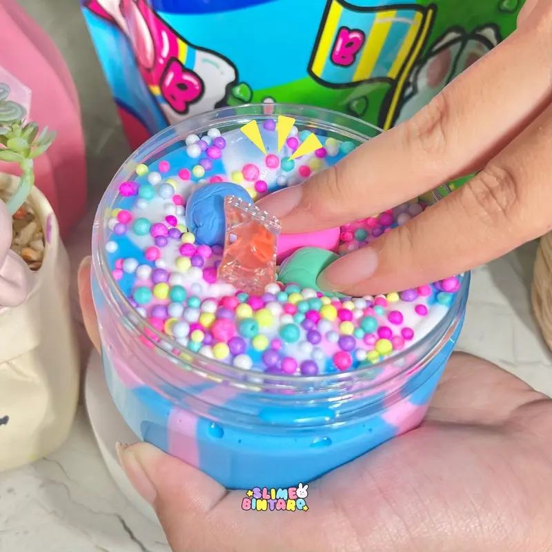 BIG BUNNY SLIME BY SLIME BINTARO || ORIGINAL SLIME 4