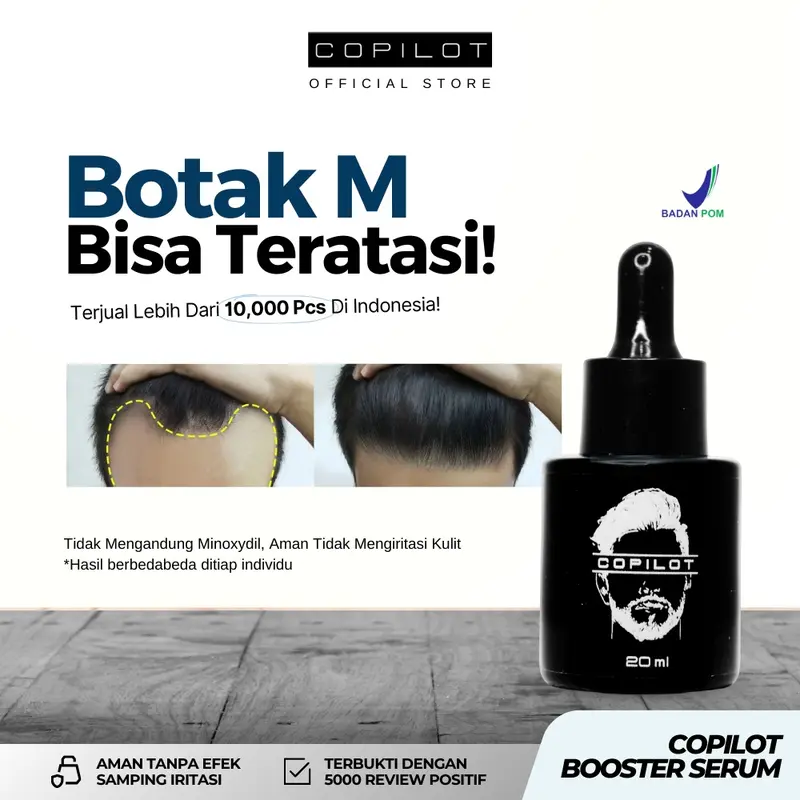 COPILOT HAIR BOOSTER SERUM Penumbuh Rambut Botak, Pelebat rambut, mempercepat pertumbuhan rambut 1