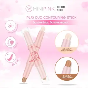 MINIPINK Play Duo Contouring Stick Highlight Brighten and Shaping Concealer All Skin Types MP052
