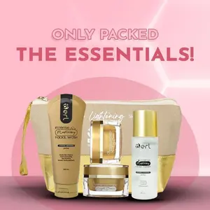 B ERL INTENSE LIGHTENING SERIES Mencerahkan Memudarkan Mengencangkan Perawatan Wajah Kusam