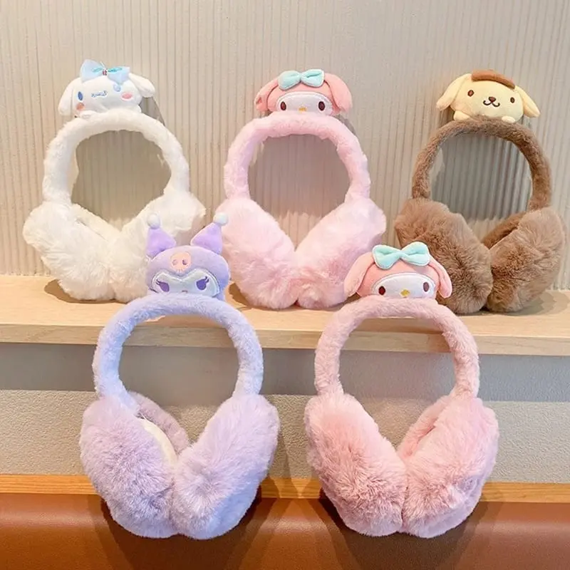 Bando Telinga Earmuff Winter Anak Dewasa Penutup Telinga Ear Muff Ear Warm Motif Karakter Gliter 7