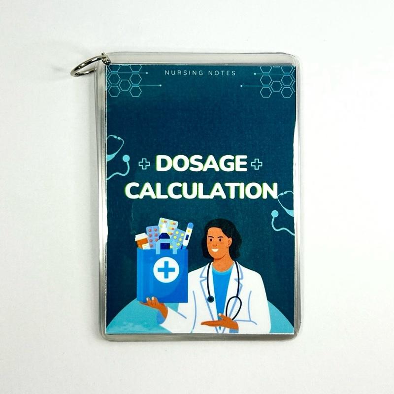 Dosage Calculation Flashcards Laminated - Nursing & Medical Flashcards ...