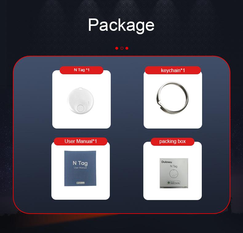 Product Introduction of Mini Air Tag with Key Ring for Pet Car Key Smart GPS Tracker Compatible with Apple Find My APP Children Elderly Anti-lost Finder 8