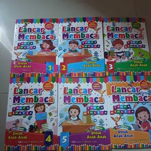 Buku 1 Paket LANCAR MEMBACA Jilid 1-6 ~ Edukasi