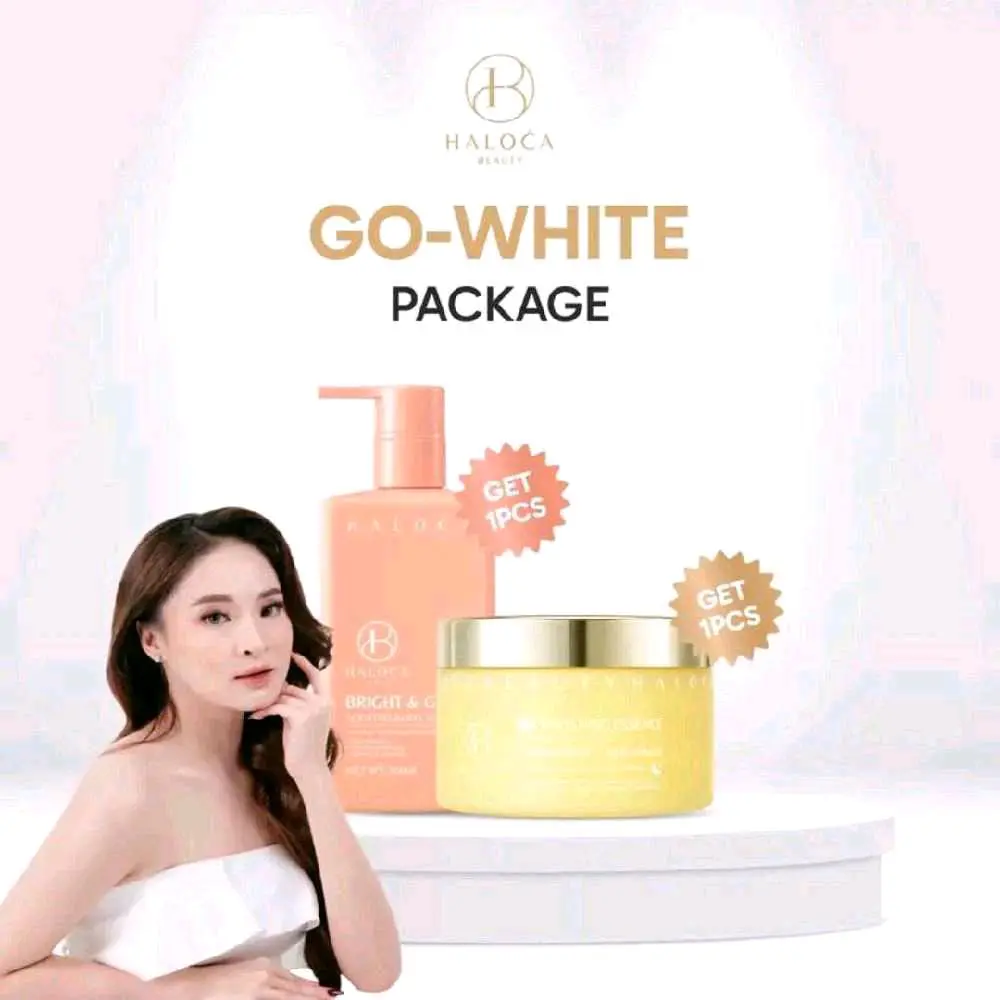 New formula 1Pcs Hb Chromosom 9D WHITENING Essence Booster Night & 1pcs Sabun gultaArbutin  Pencerah