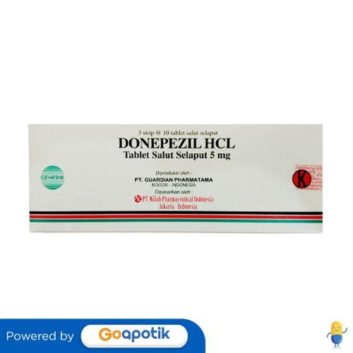 DONEPEZIL HCL NULAB 5 MG BOX 30 TABLET
