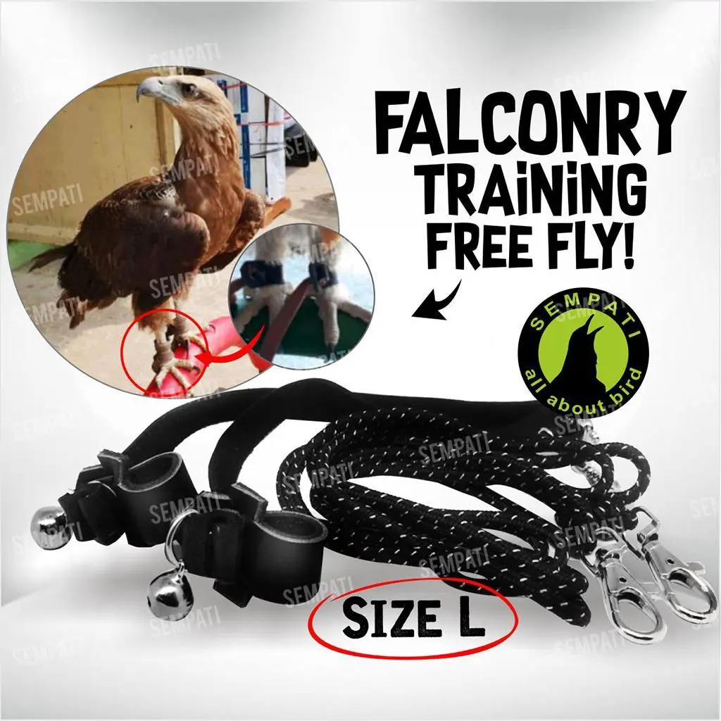 SEMPATI Anklet Celepuk Size Large Angklet Celepuk Tali Burung Hantu Elang Bido Bondol Falconry Tyto Angsel Fighter