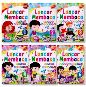 Paket 6 Buku Lancar Membaca Tanpa Mengejaharga Tertara Sudah Mendapatkan 6 Buku Lengkap Jilid 1-6 oleh Anak Hebat
