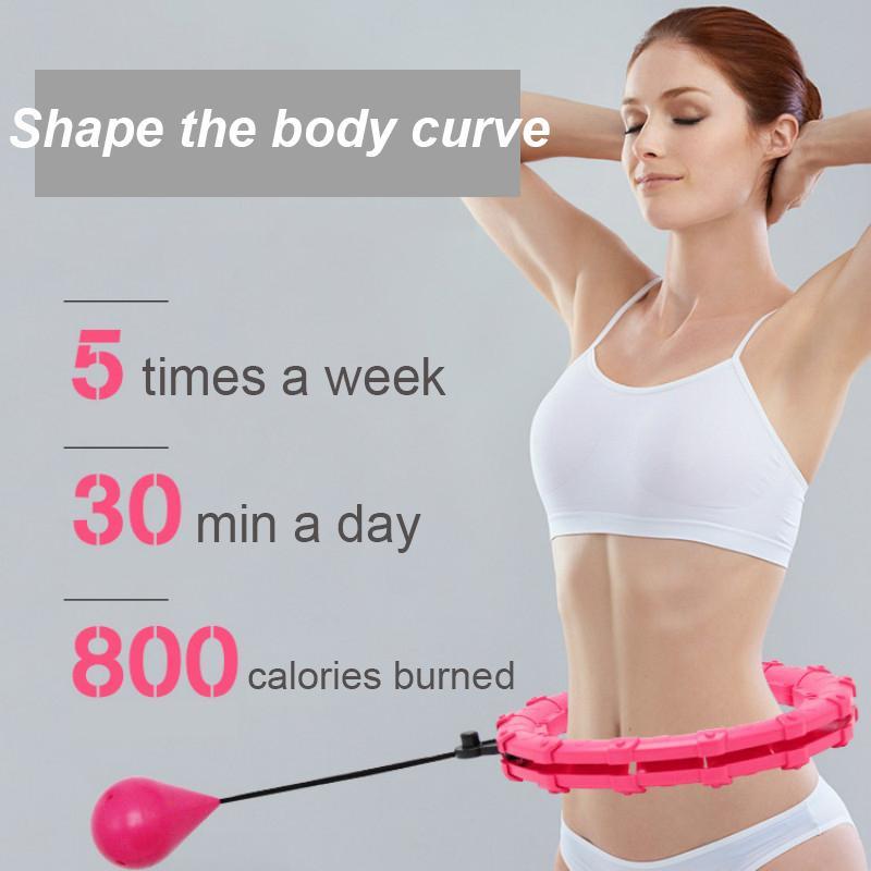 Smart Hula Hoop Digital Adjustable Thin Waist Exercise Machine - TikTok ...