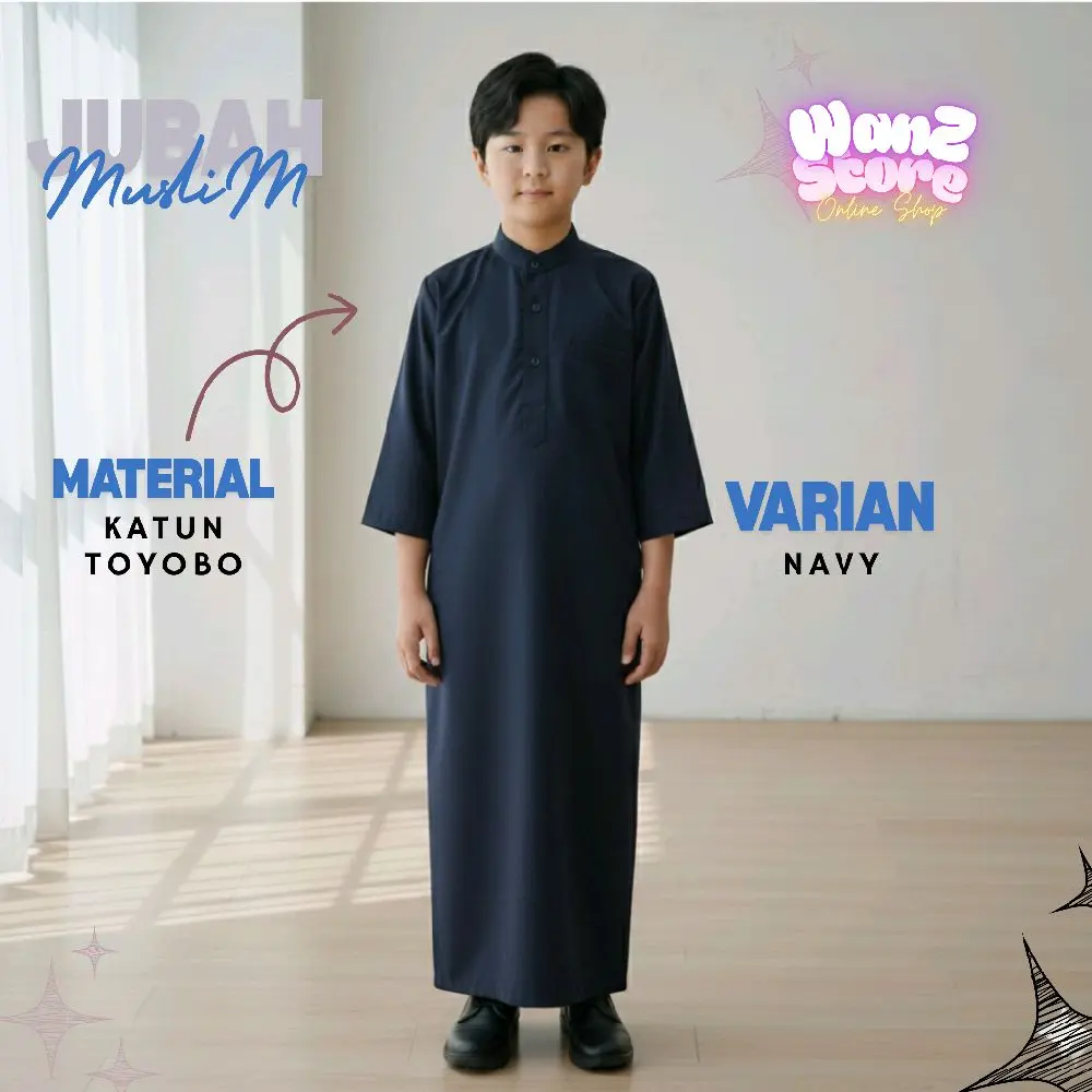 jubah anak navy