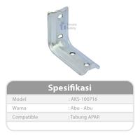 Gambar Gantungan APAR Tonata / Bracket Gantung Tabung Pemadam Api / Aksesoris APAR Safety / Sparepart Satuan Gantungan APAR / Dudukan Gantung Fire Extinguisher / Perlengkapan Instalasi Pemadam Kebakaran / Gantungan APAR untuk Berbagai Kapasitas Tabung 3–12 Kg dari Tonata Indonesia Kab. Tangerang 2 Tokopedia