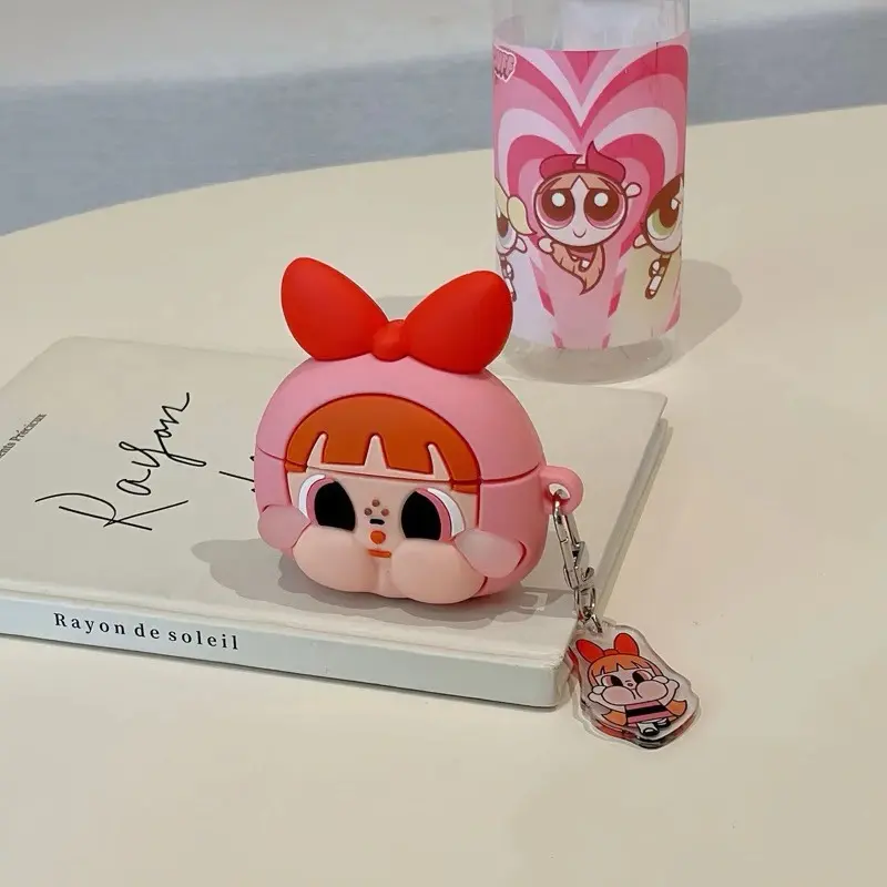 Case Karakter 3D Cocok untuk Apple Airpods Gen 3 Casing Lucu Pelindung earphone silicone Soft Case Cover 5