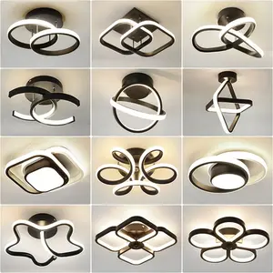 【COD】Lampu Plafon 3 Warna 30W LED Ceiling Lamp Rumah Ruang Tamu Lampu Hias Kamar Minimalis