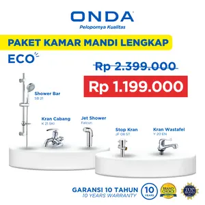 [PAKET LENGKAP] ONDA PAKET KAMAR MANDI LENGKAP ECO