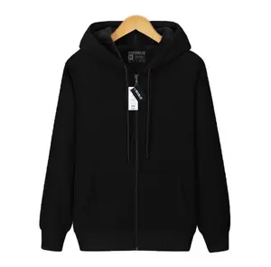 Reckblud - Jaket Zipper Distro Polos Jaket Unisex Resleting Hitam jaket  vintage Keren Nyaman