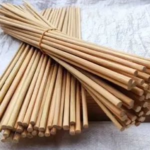 Stik bambu bulat P 50 cm isi 50 pcs bahan kerajinan-az