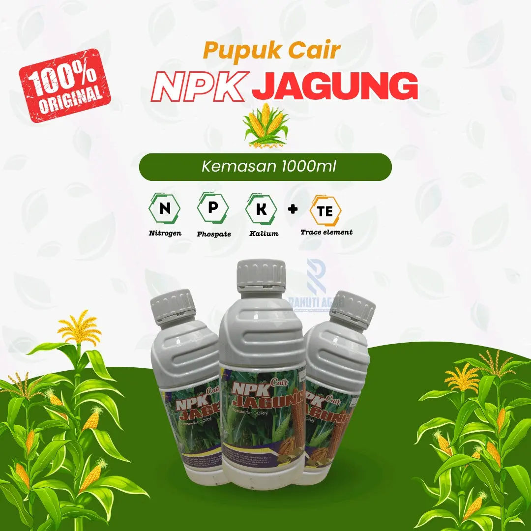 Pupuk Cair NPK Khusus Tanaman Jagung Kualitas Terbaik 1Liter