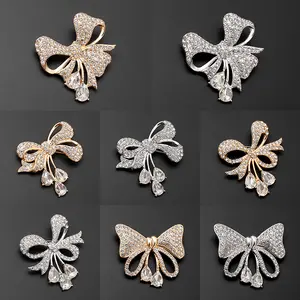 Bros fesyen gaya Korea baru/Bros paduan baru kelas atas/Bros Selendang Anti Silau Bros Full Berlian bros