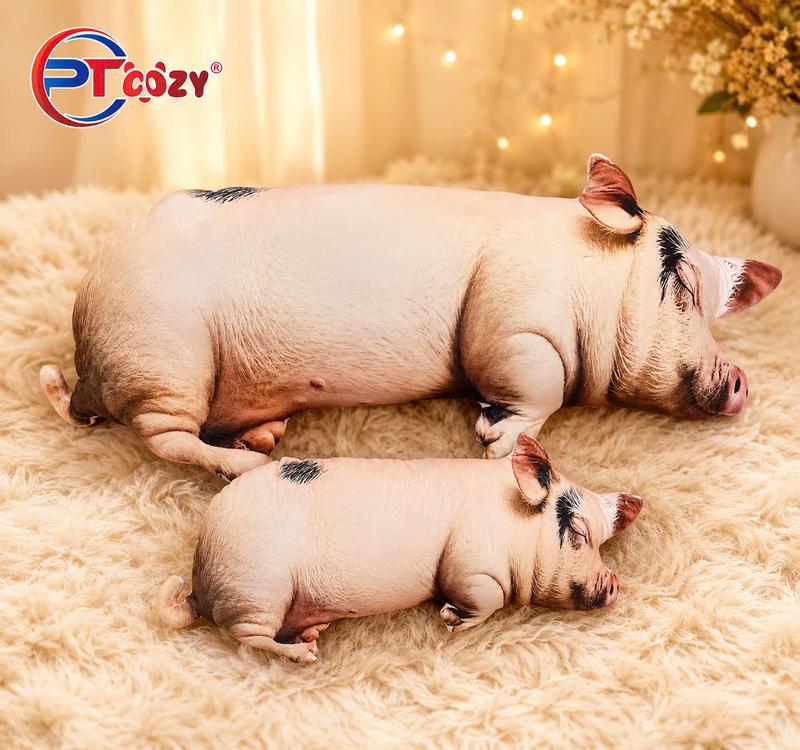 New Gấu Bông Có Nhiều Size Con Heo 3D