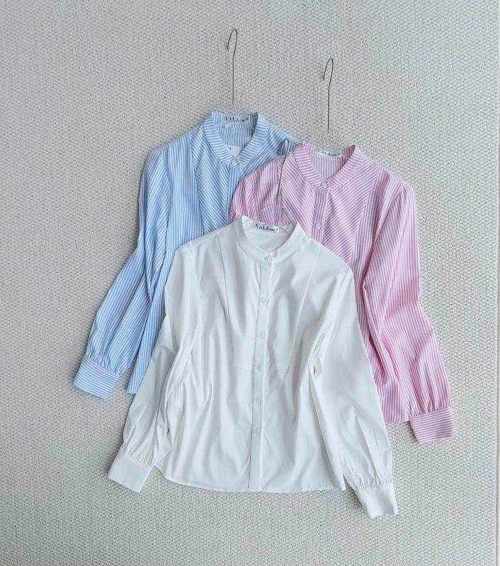Áo Sơ Mi Thô Sợi Tre Cổ Tàu Tay Dài Lala Fashion Mã 4475