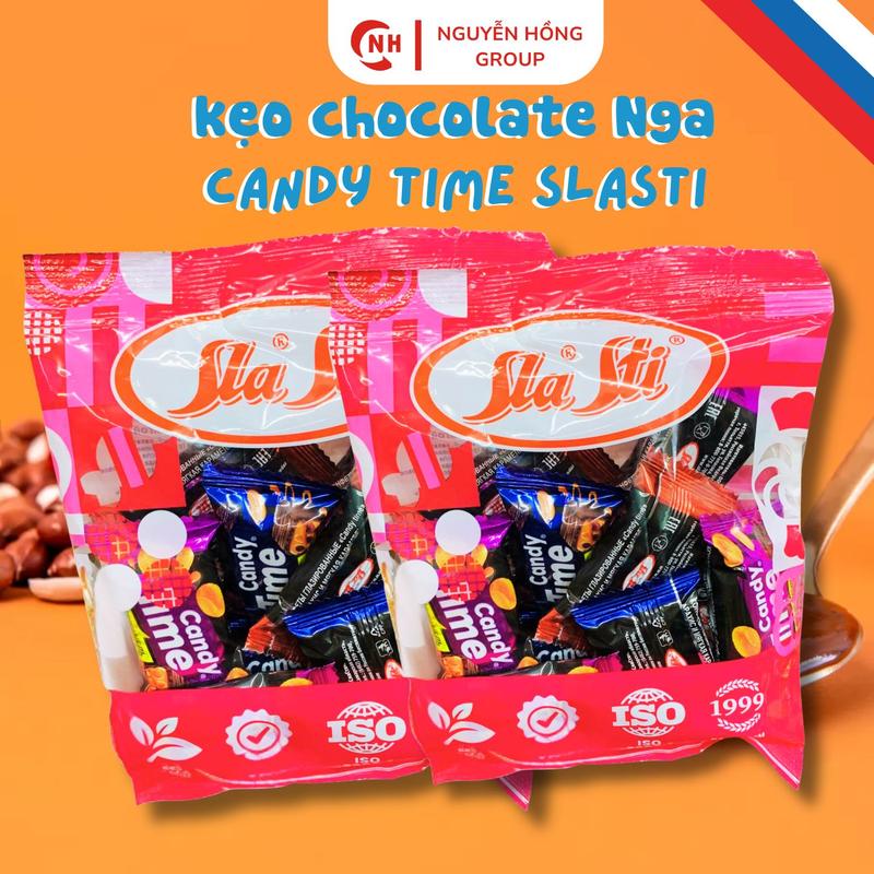 Kẹo chocolate Nga candy time slasti sô cô la socola ngon