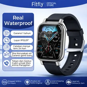 Fitfly Watch Ultra Jam Tangan Pria Wanita Smartwatch Tahan Air Layar 2.01-inch Bluetooth Pemantauan Tidur Original 100% Garansi 365 Hari