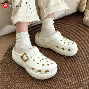 ROOTHAY SANDAL Sandal Classic Mega Crush Clog Wanita Cross Mega Crush Clog Sandal Woman (RT502-1) sandal  kodok  skena sandal  eva  wanita