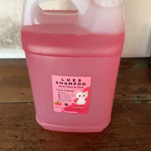 shampoo kucing dan anjing anti kutu dan jamur dan rontok netto 5 liter cairan tanpa air