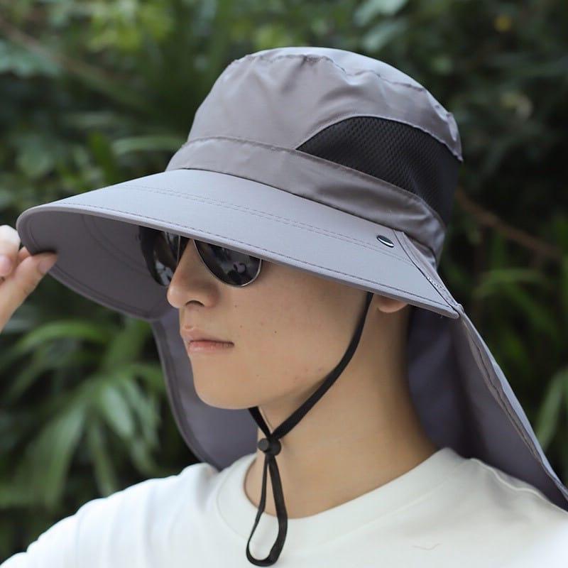 CAHAYA Topi Visor Lipat Anti UV Lebar / Topi Pantai Cadar T23 4