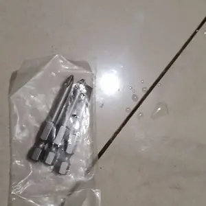 Mata obeng listrik hexagonal 1/4"(6.35),1 paket 3pcs ph1(+), ph2(+), -