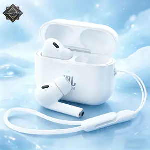 KY X55 Earphone Tidur Suara Stereo Level HiFi, Tahan Air iPX5, Mikrofon Internal, ENC Noise Reduction Layar Digital Cerdas Kontrol Sentuh untuk iPhone dan Android